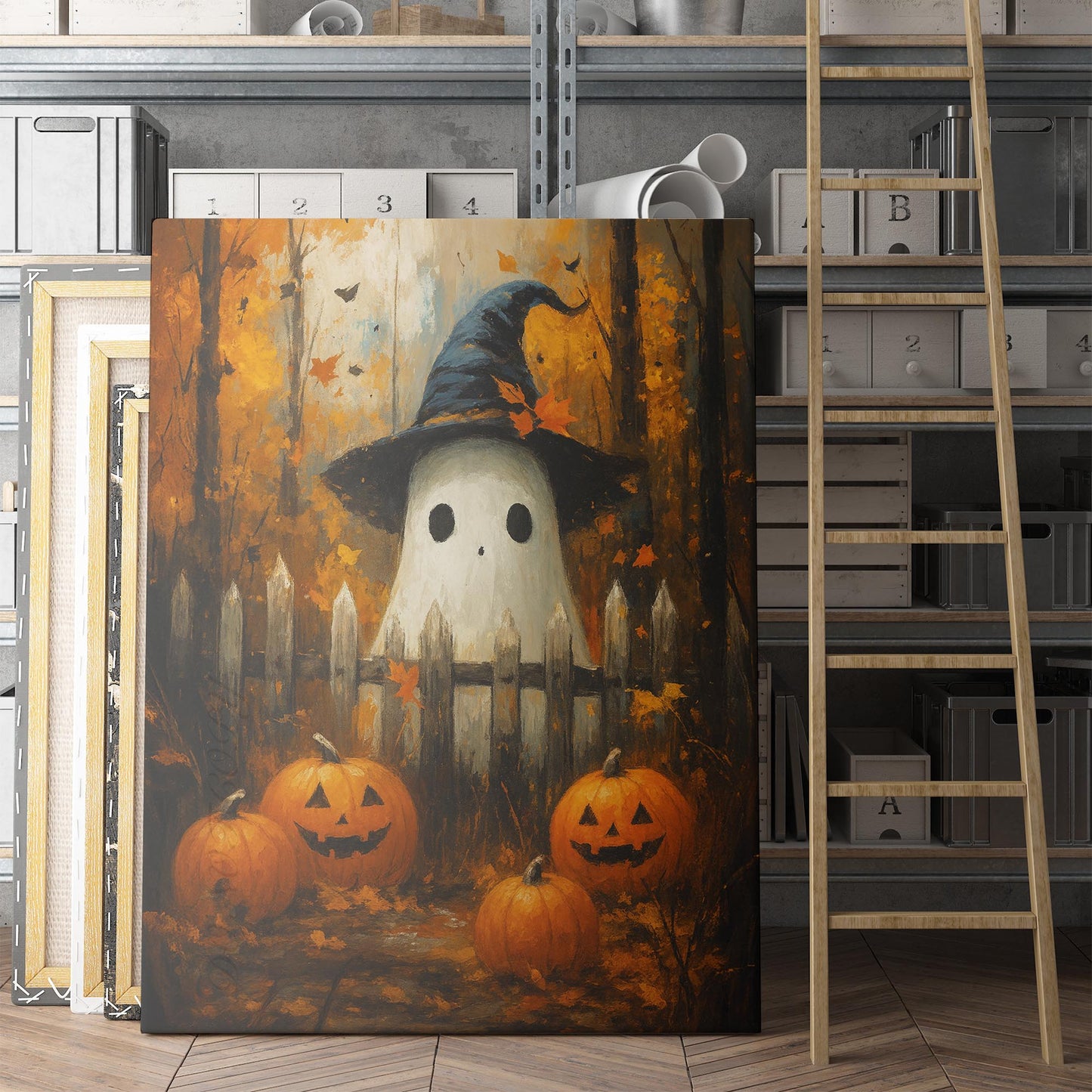 Ghost In A Haunted Forest