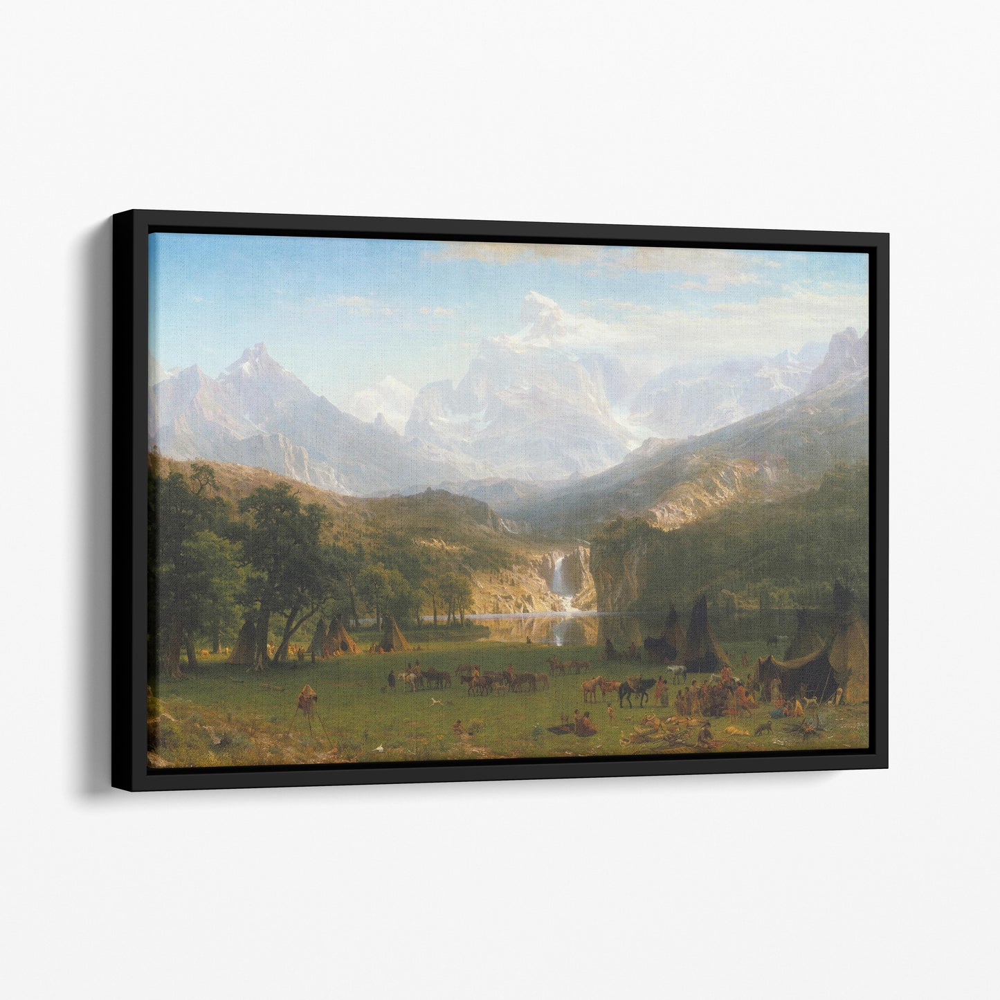 The Rocky Mountains, Lander's Peak by Albert Bierstadt