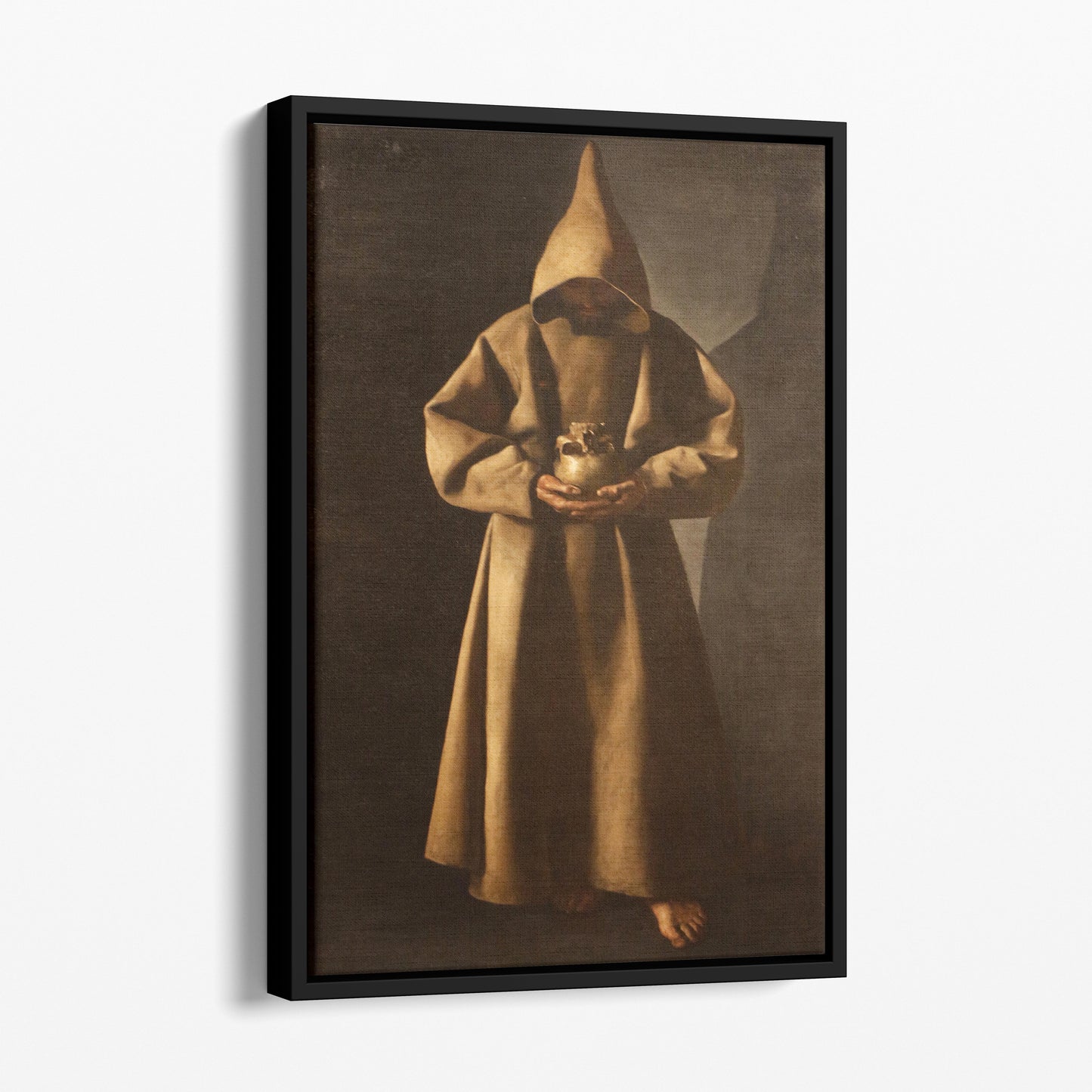 St Francis Of Assisi Meditating About Death