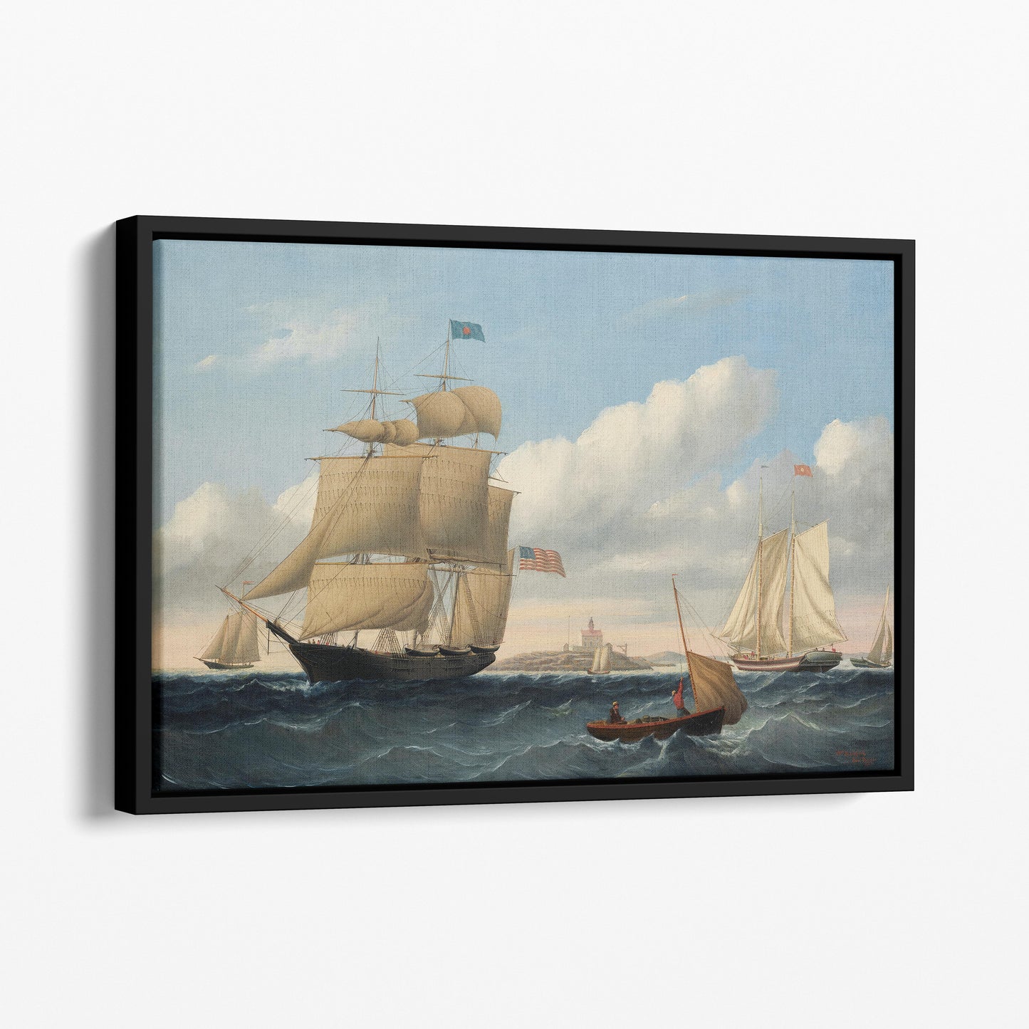 The Whaleship "Emma C. Jones" off Round Hills, New Bedford William Bradford