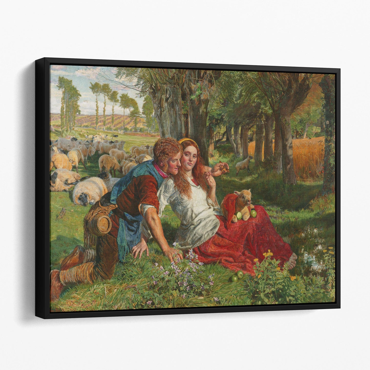 The Hireling Shepherd - William Holman Hunt