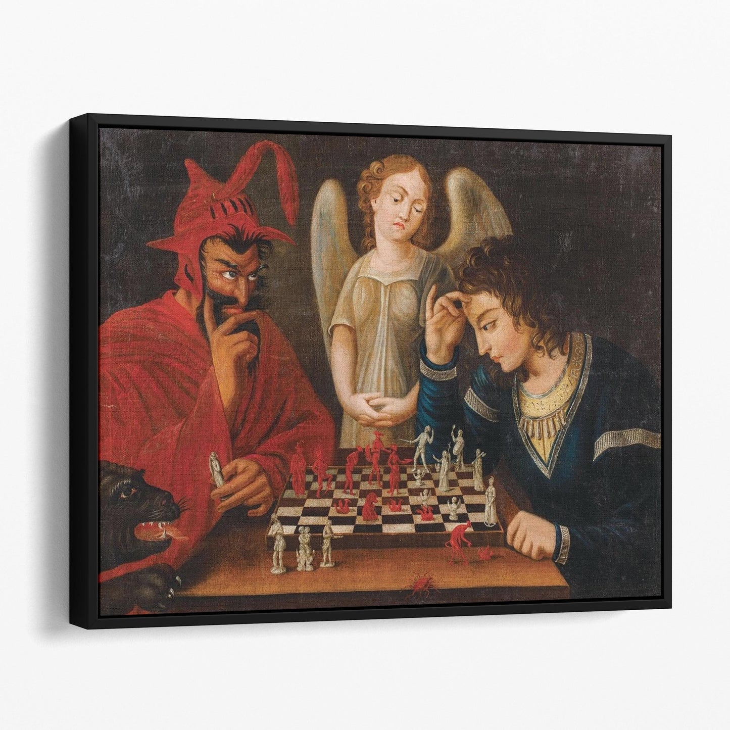 Faust & Mephistopheles Playing Chess