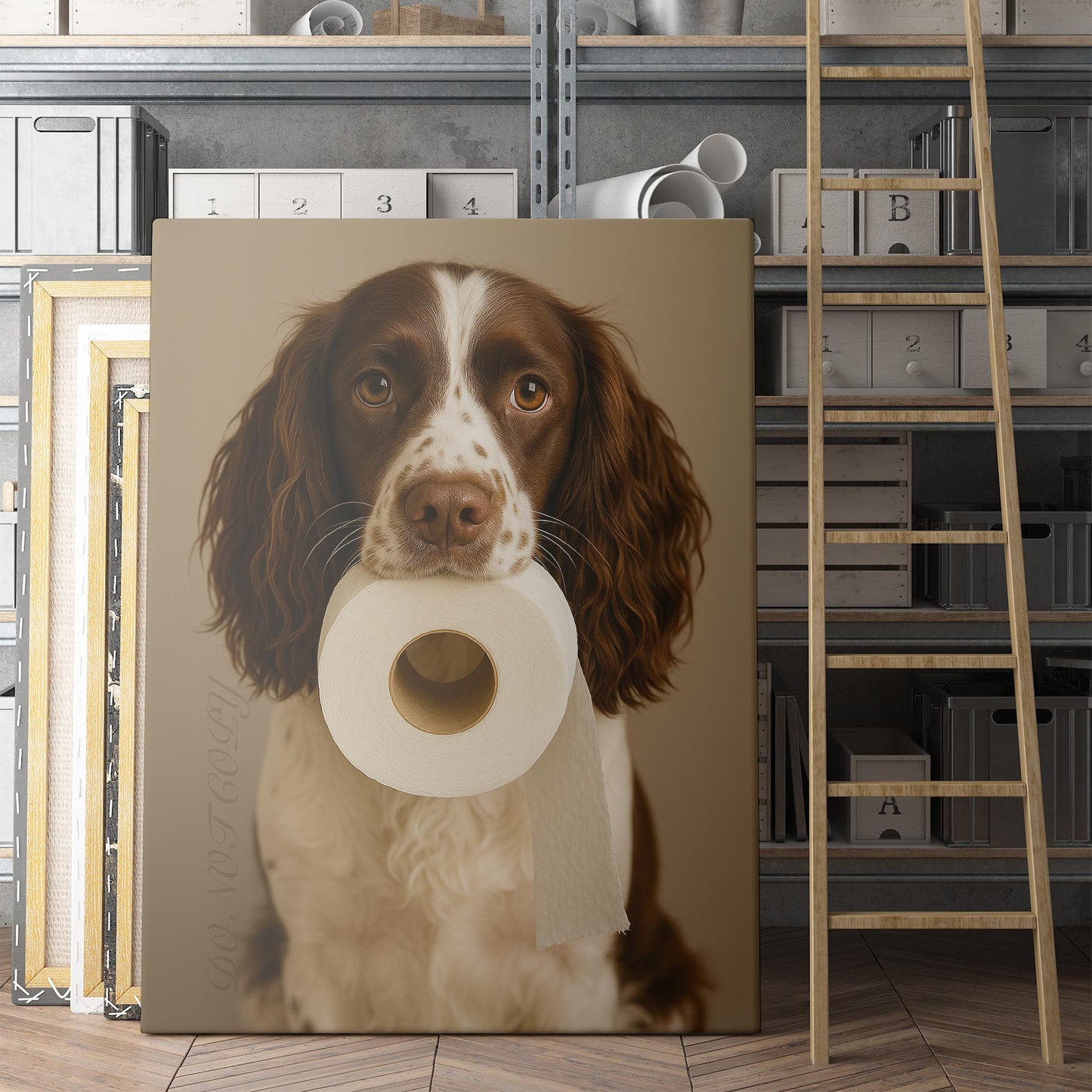 English Springer Spaniel Dog Toilet Paper