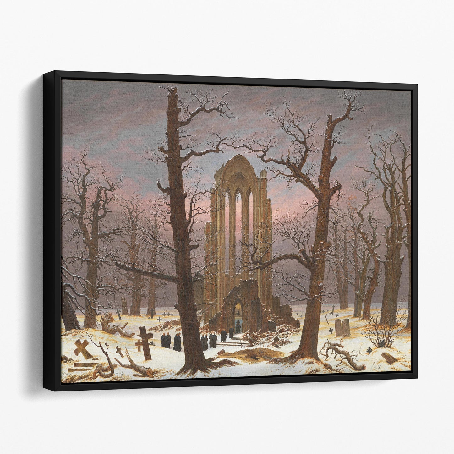 Monastery Graveyard In The Snow - Caspar David Friedrich