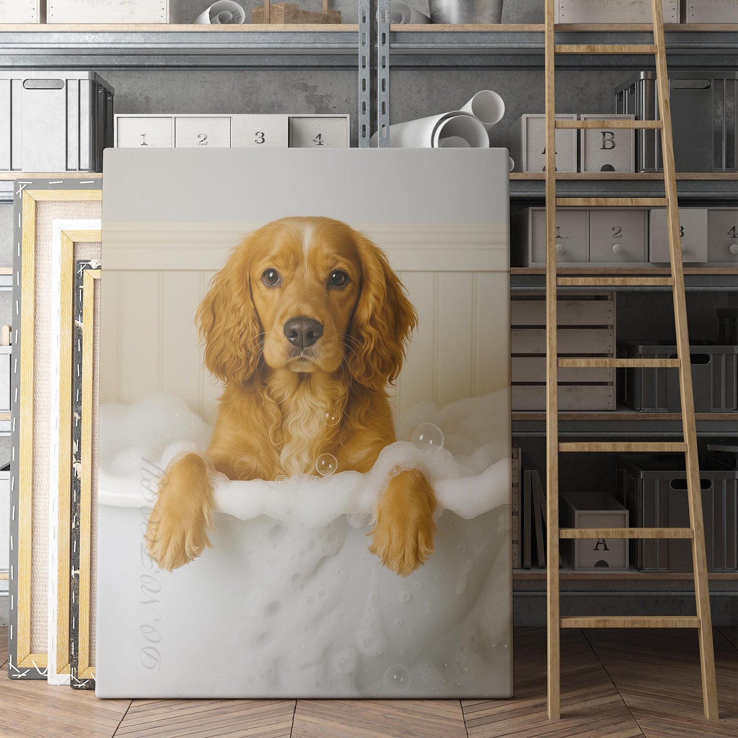 Cocker Spaniel Dog Bubble Bath