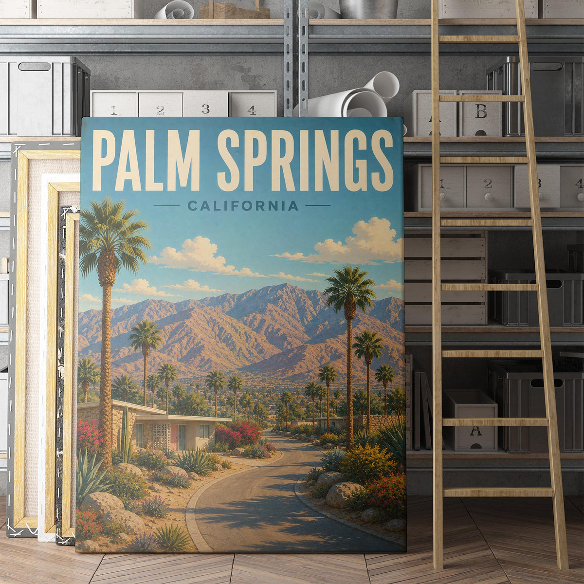 Palm Springs California Travel Poster