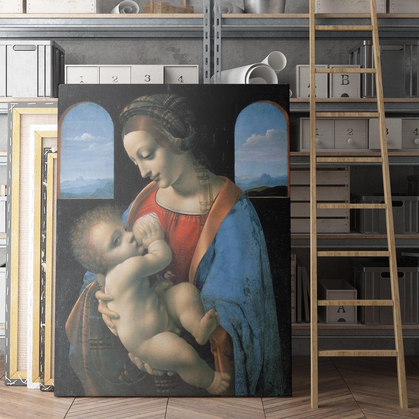 The Madonna Litta 1491 by Leonardo da Vinci