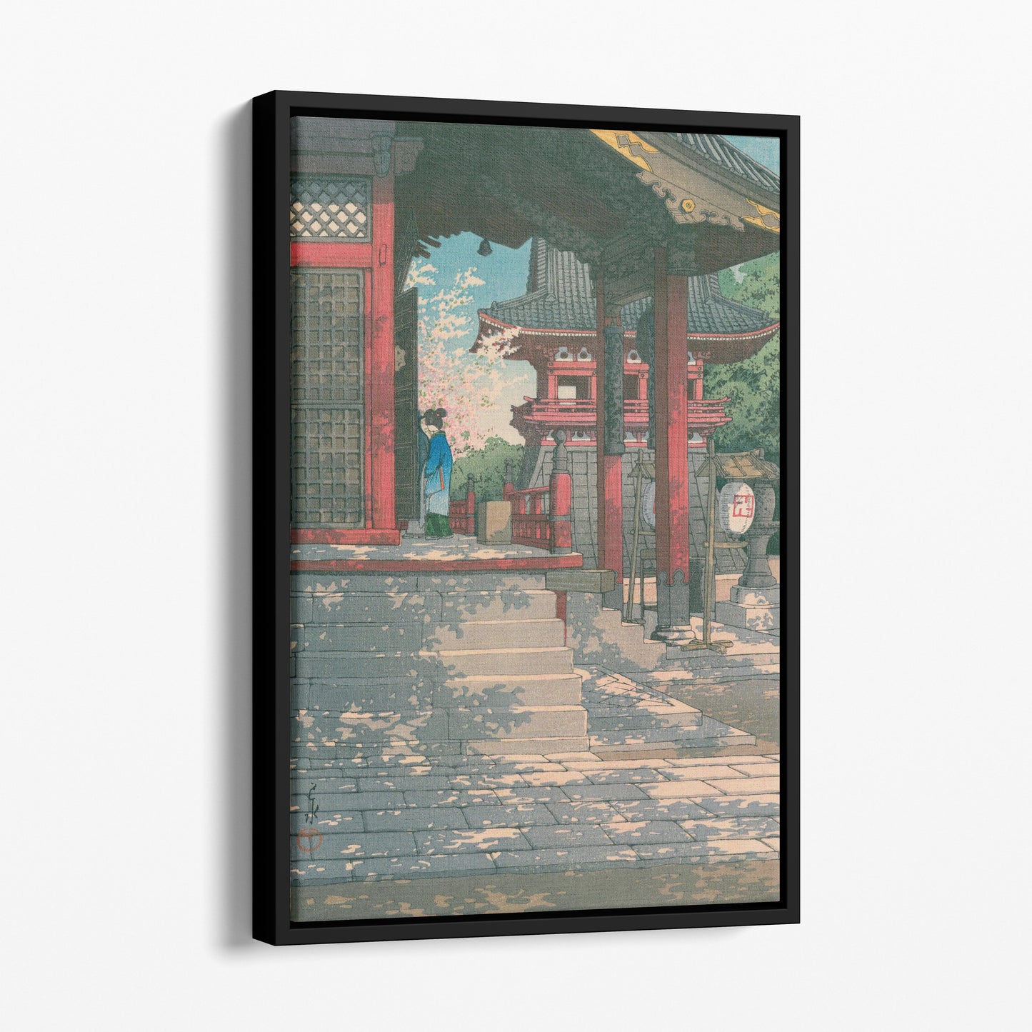 Meguro Fudō Temple - Kawase Hasui