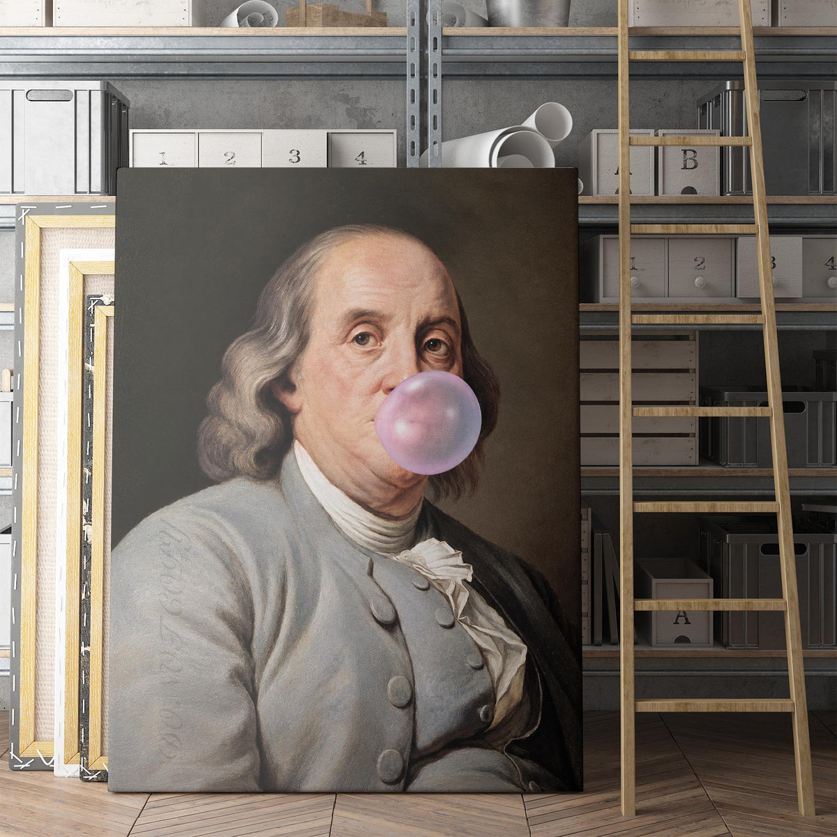 Benjamin Franklin Pink Bubble Gum