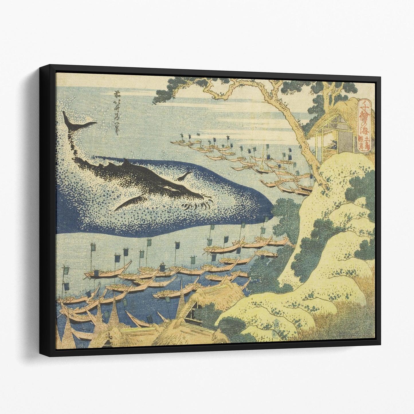 Whaling off the Coast of the Goto Islands by Hokusai