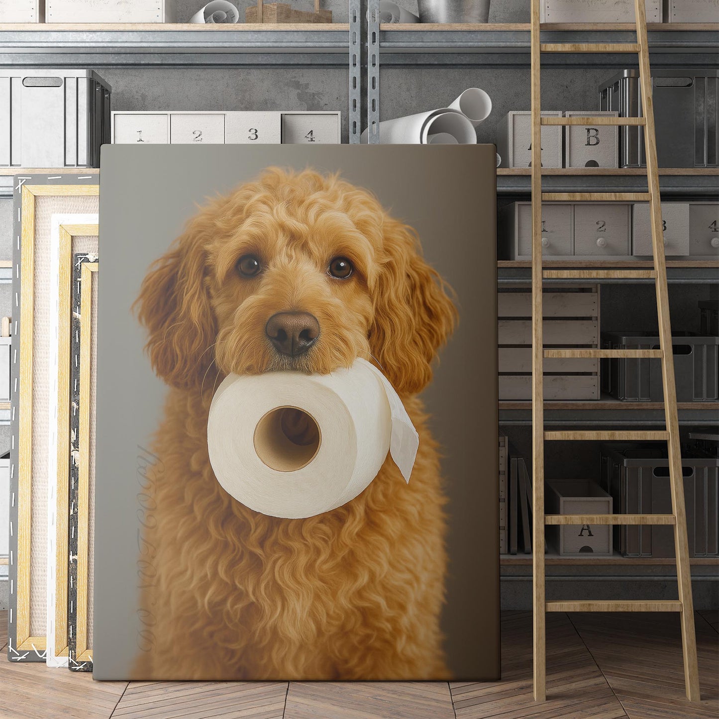 Cockapoo Dog Toilet Paper
