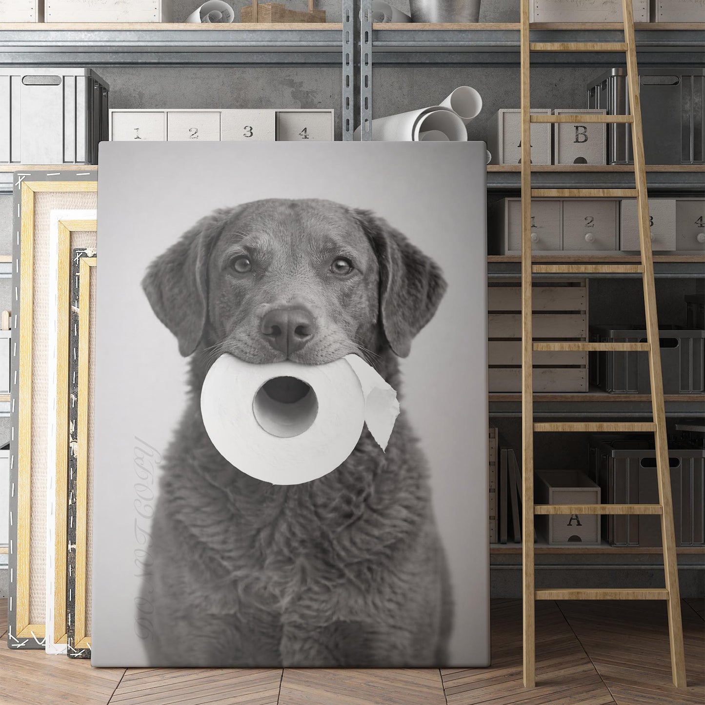 Chesapeake Bay Retriever Dog Toilet Paper