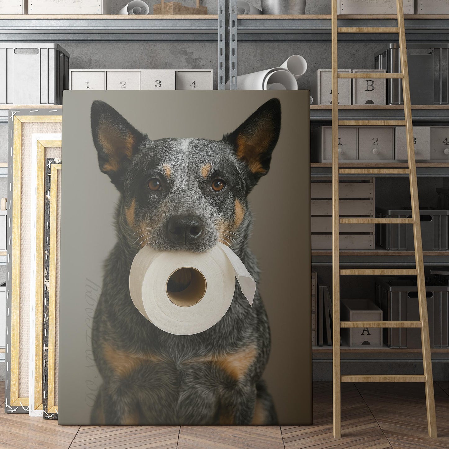 Australian Cattle Dog Toilet Paper