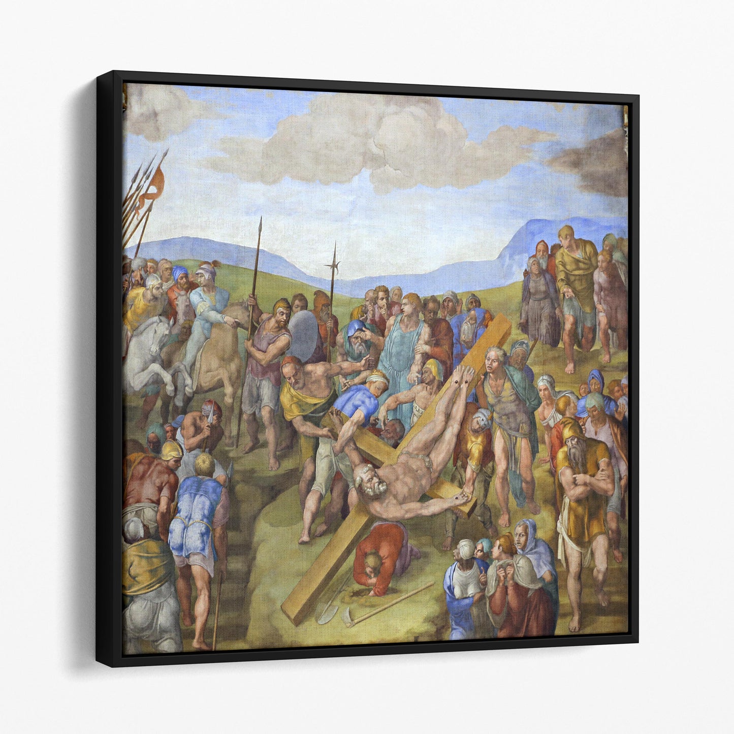 The Crucifixion of Saint Peter - Michelangelo