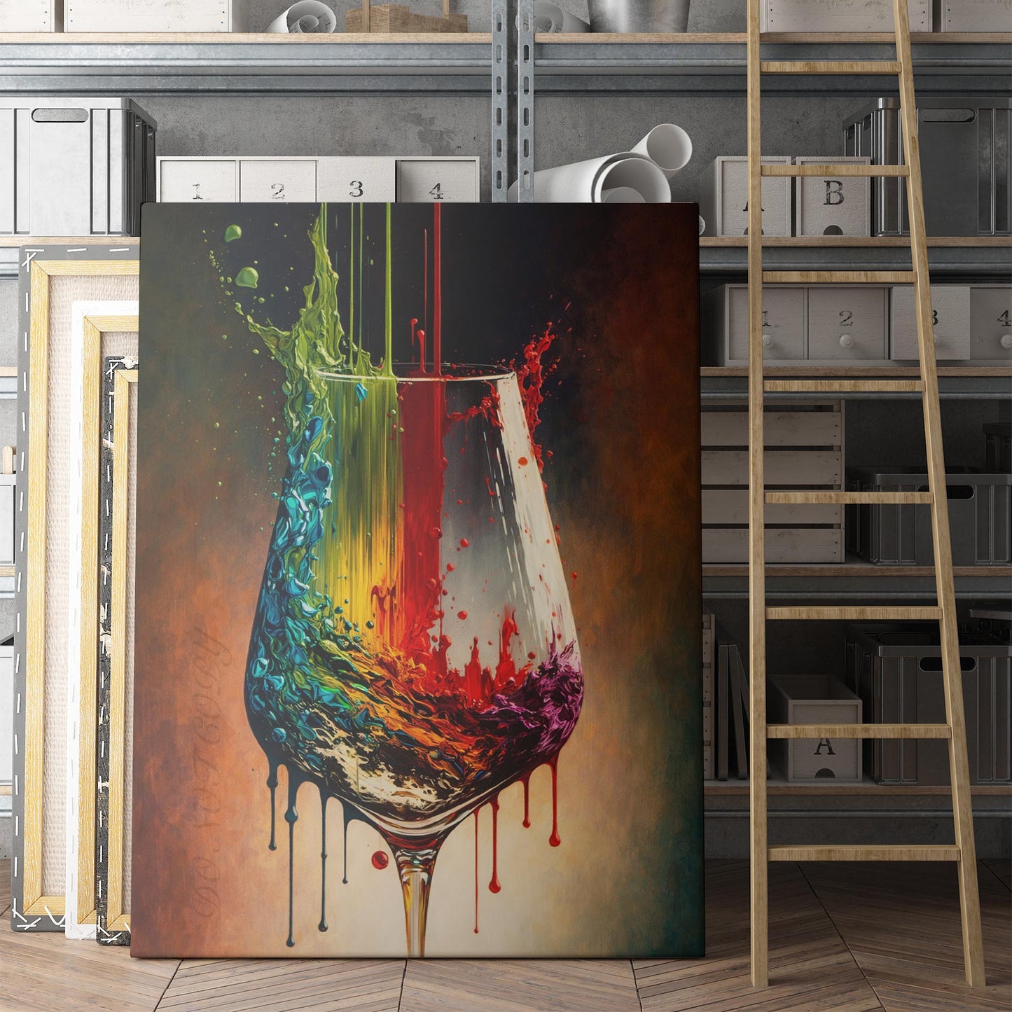 Wine Glass of Color