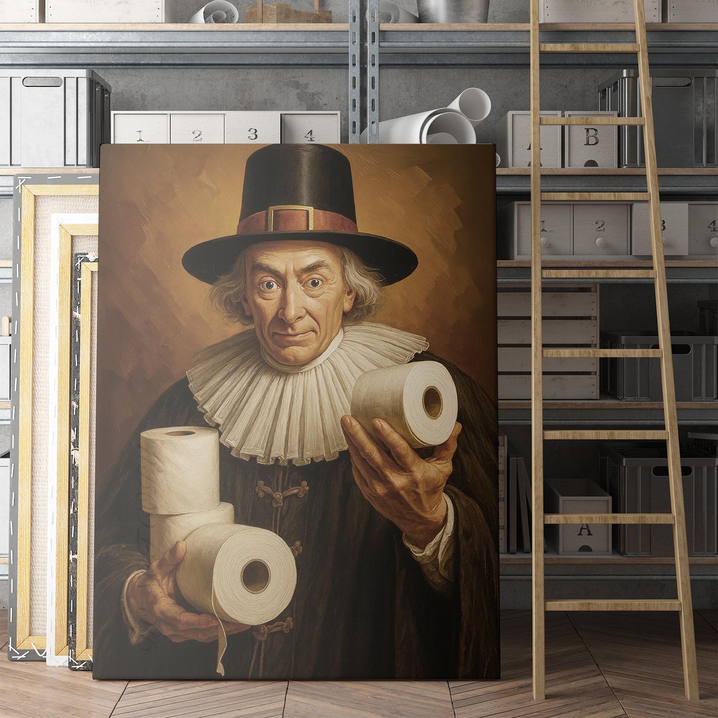 Thanksgiving Pilgrim Toilet Paper