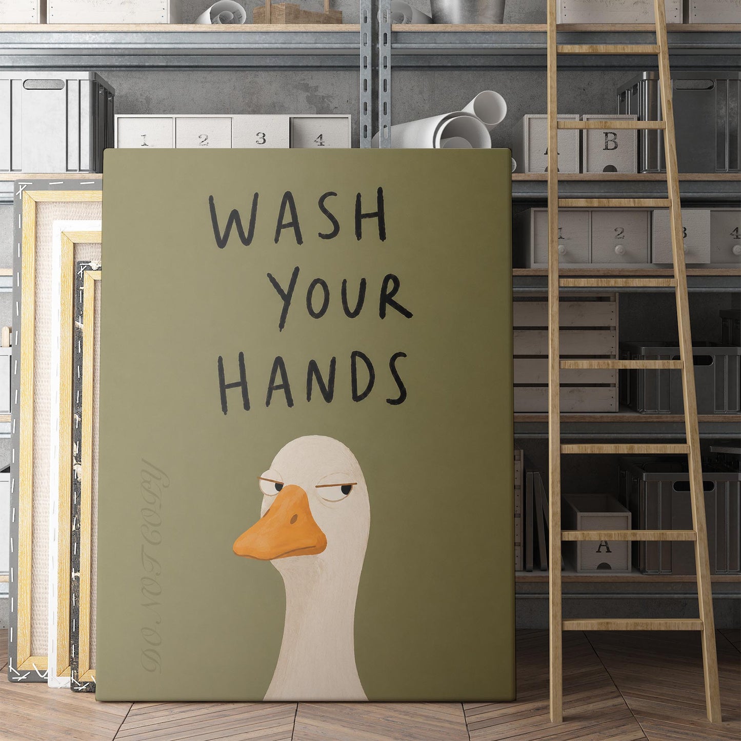 Wash Your Hands - Bathroom Duck