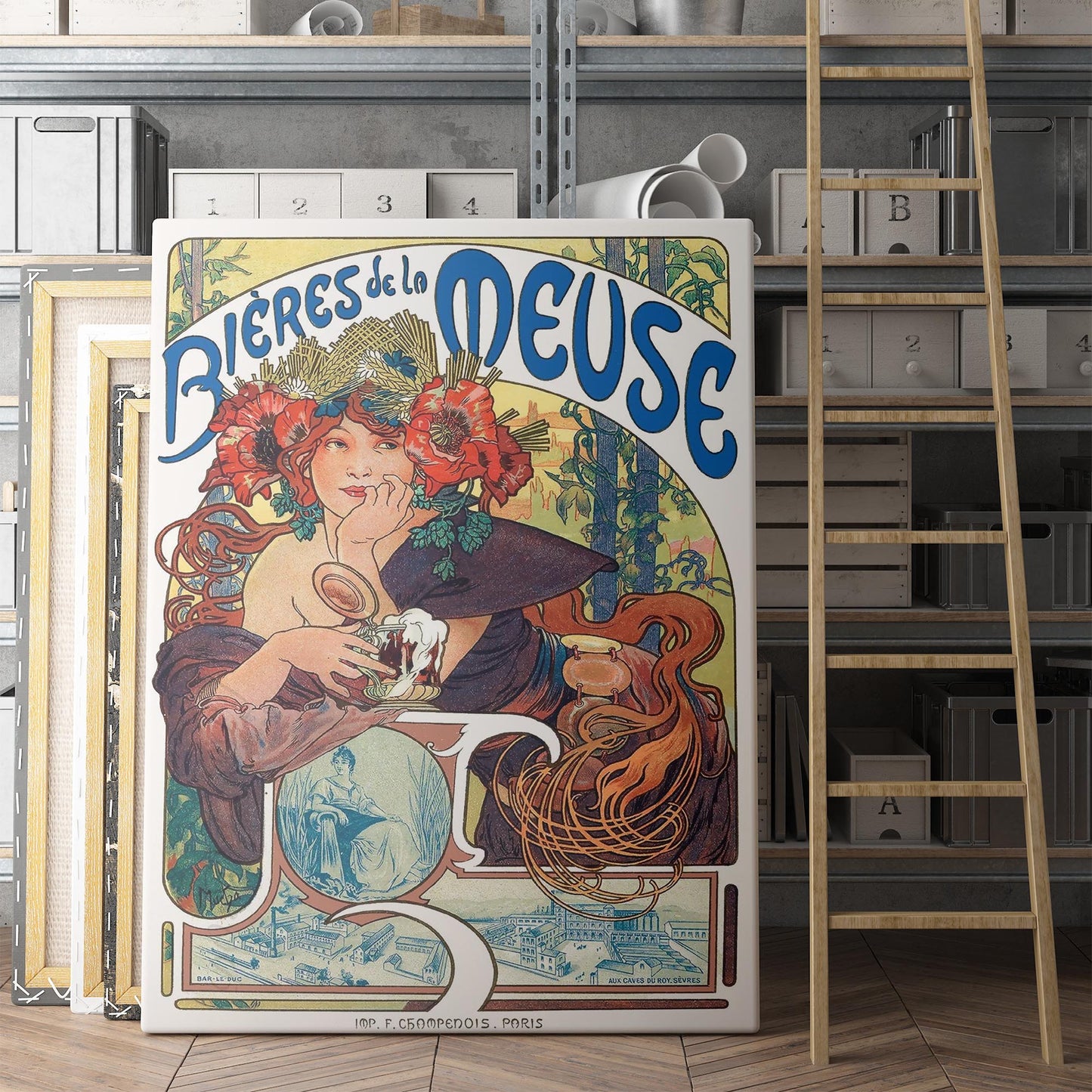 Bieres De La Meuse - Alphonse Mucha