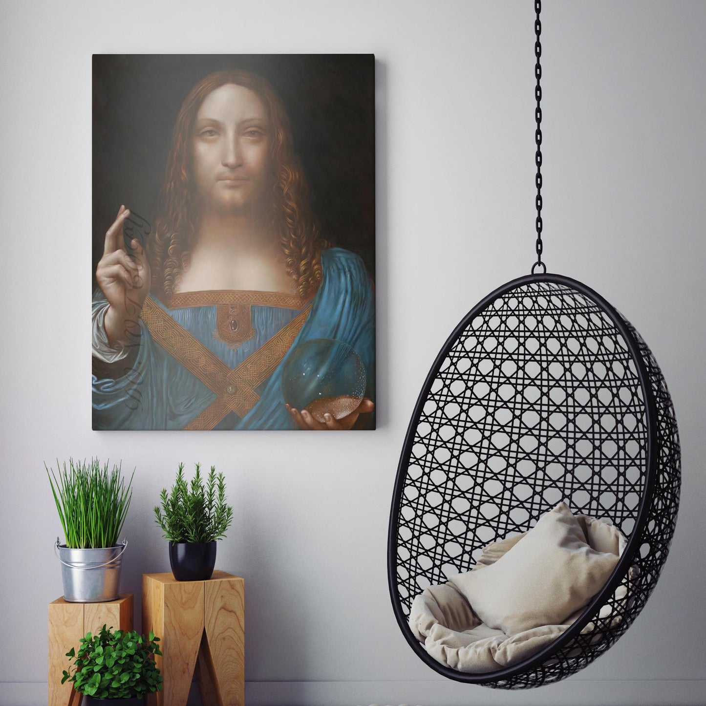 Salvator Mundi Jesus by Leonardo Da Vinci