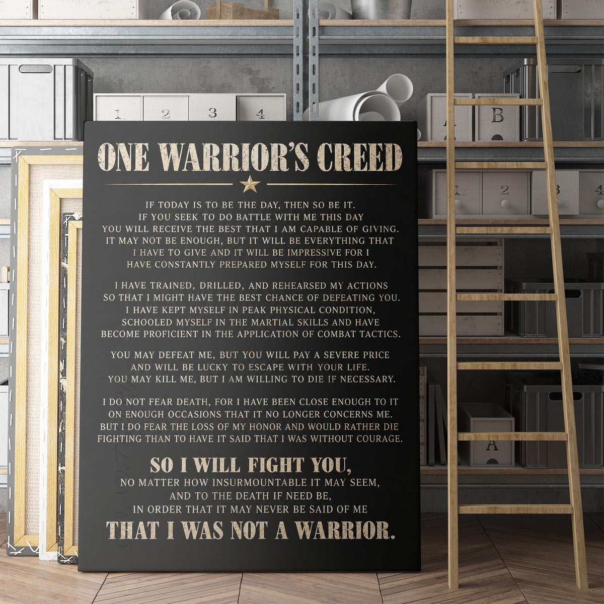 One Warrior's Creed