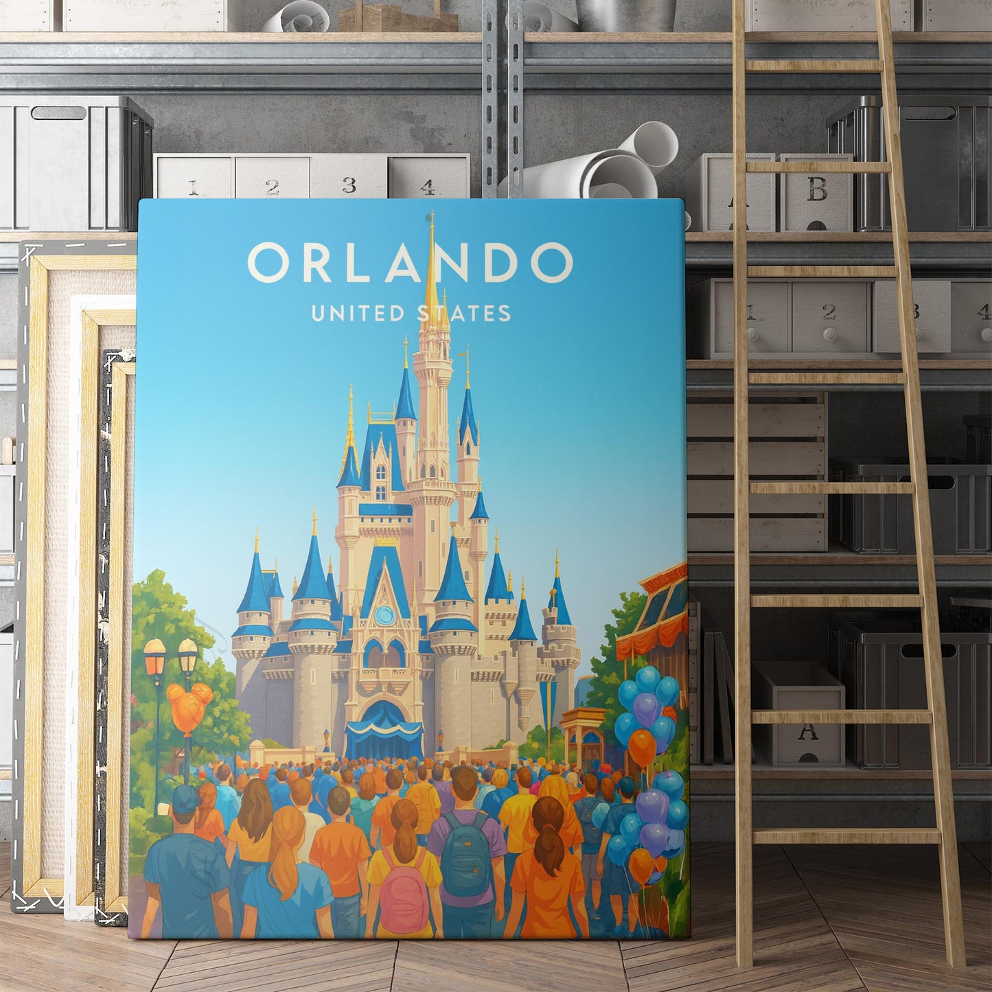 Orlando Florida Travel Poster
