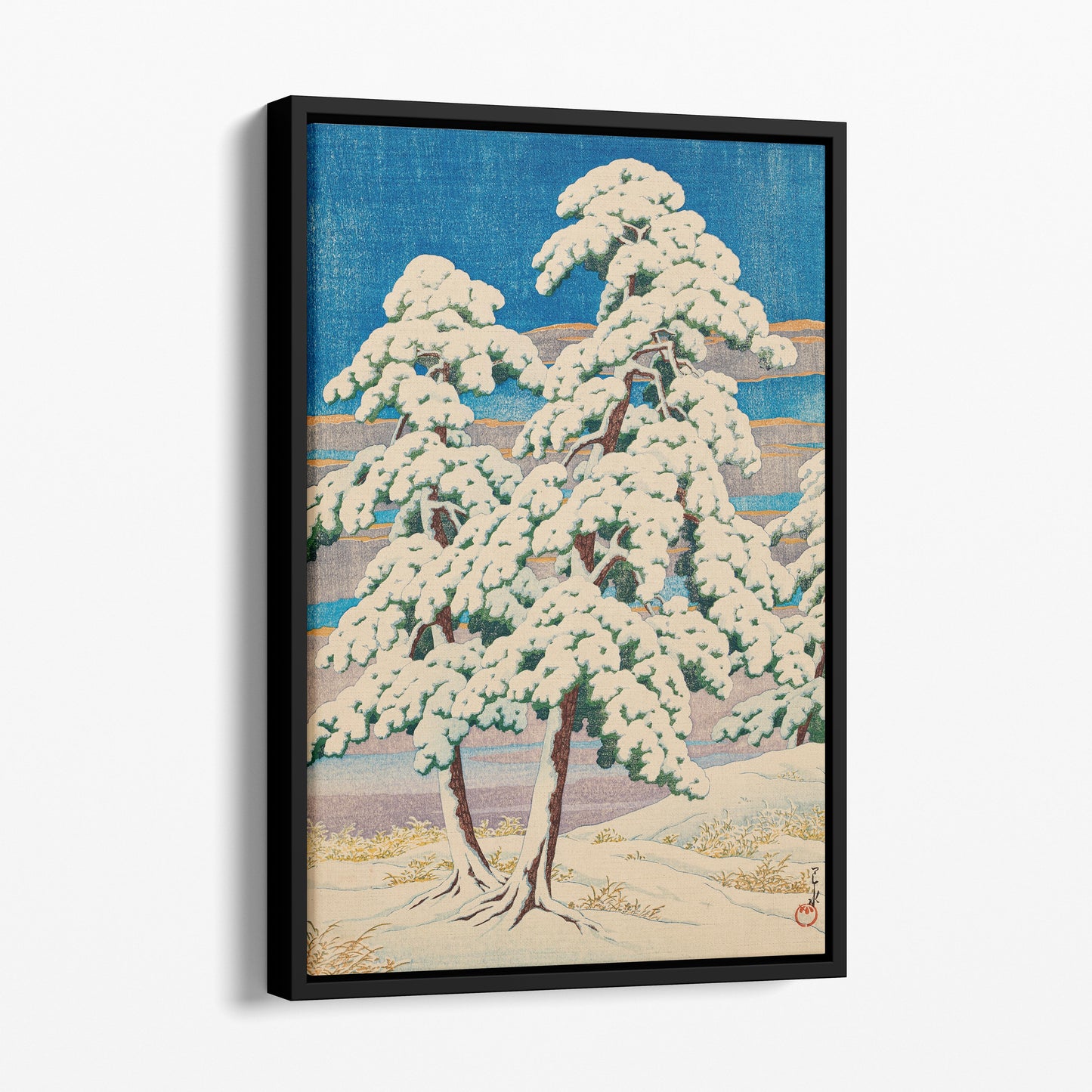 Pines In Clear Weather After Snow (1929) - Kawase Hasui