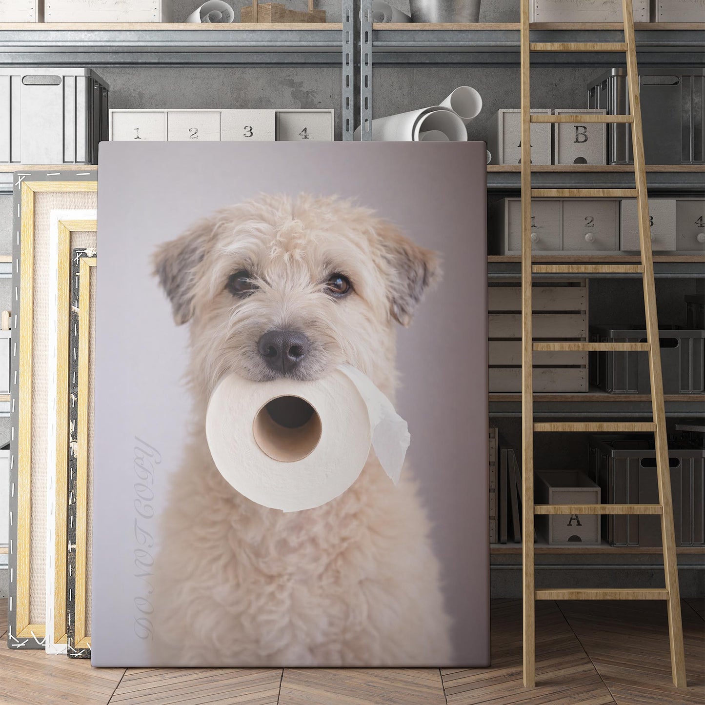 Soft Coated Wheaten Terrier Dog Toilet Paper
