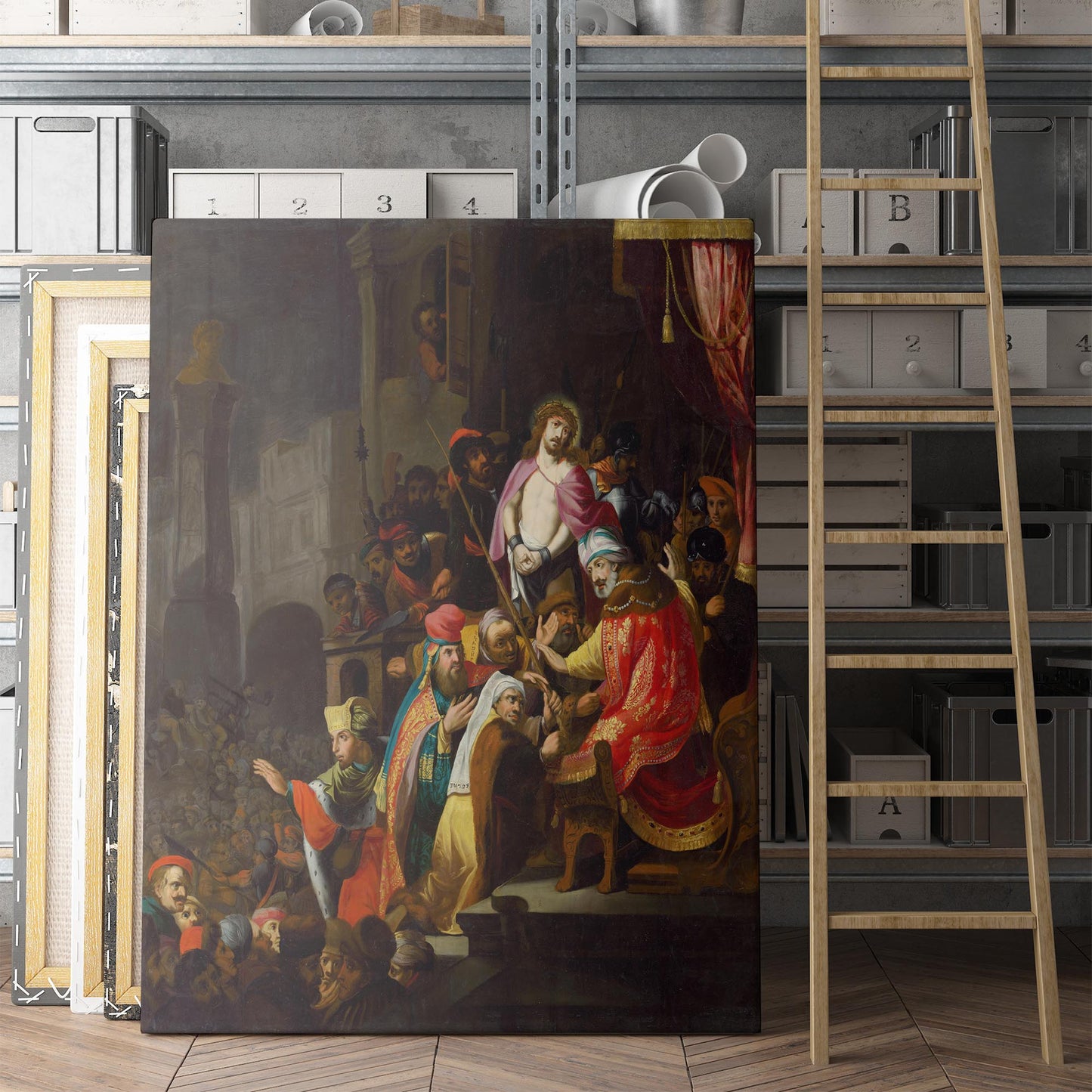 Christ Before Pilate by Rembrandt