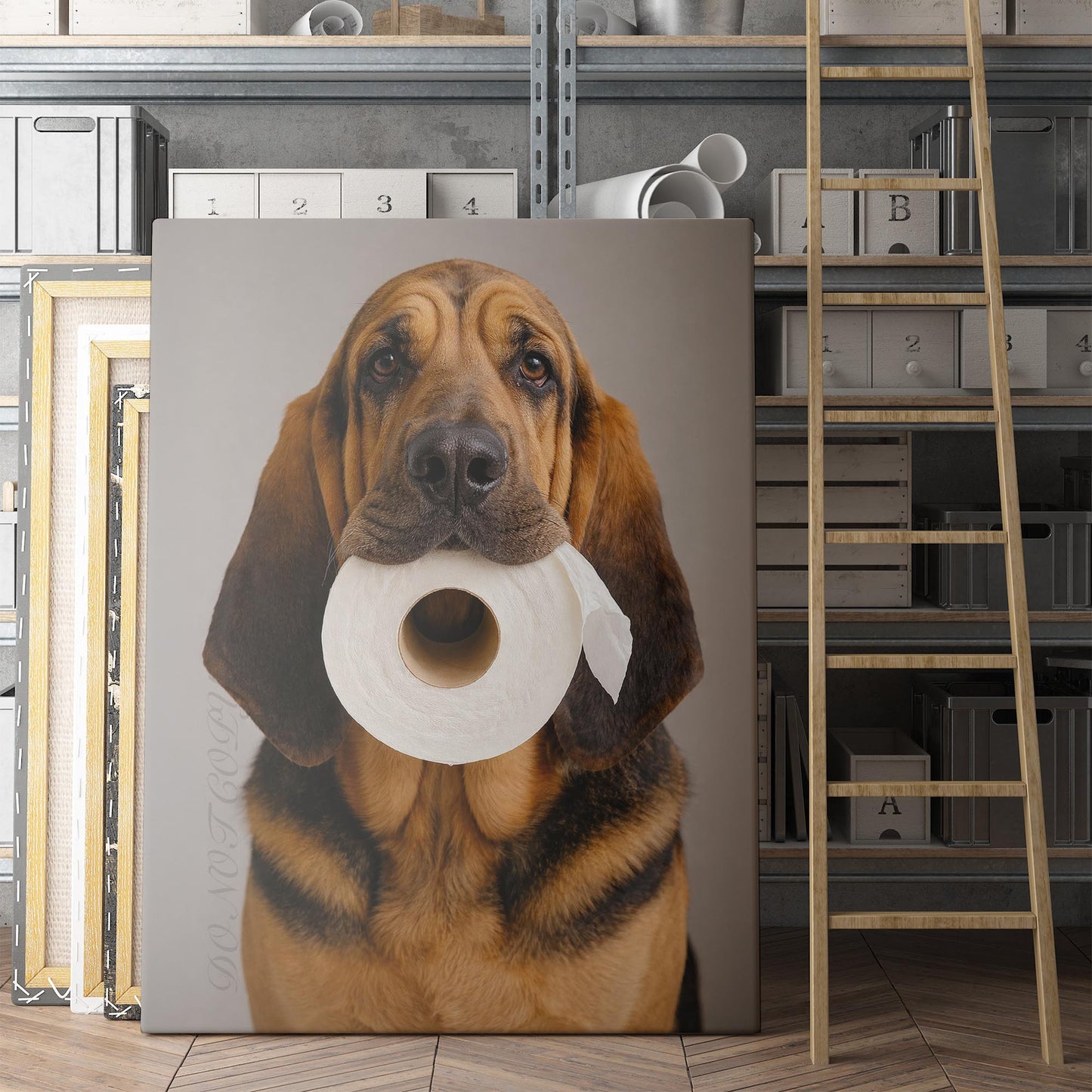 Bloodhound Dog Toilet Paper