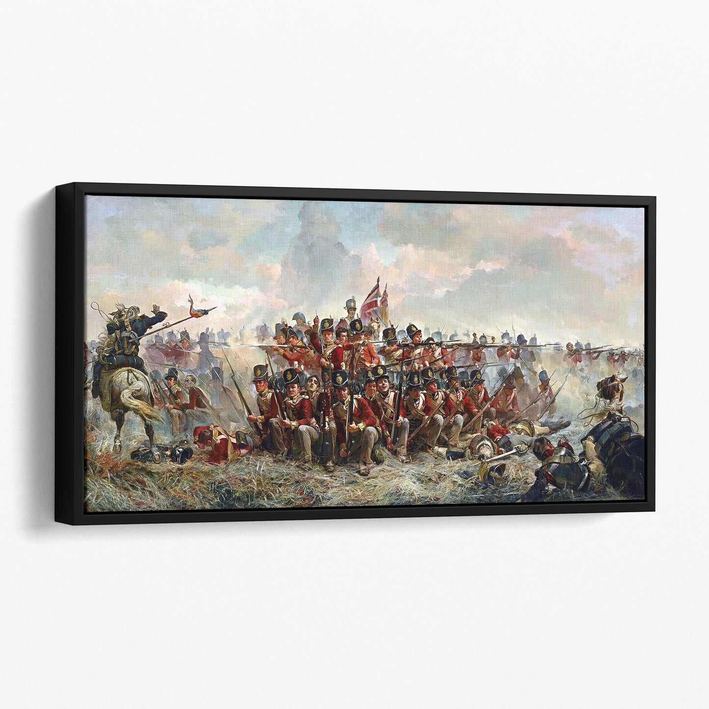 The 28th Regiment at Quatre Bras by Elizabeth Thompson