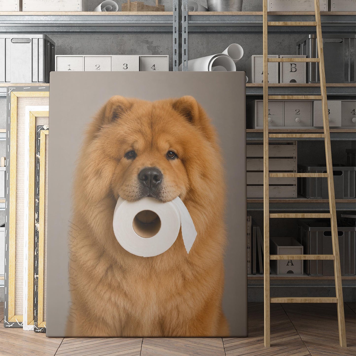 Chow Chow Dog Toilet Paper