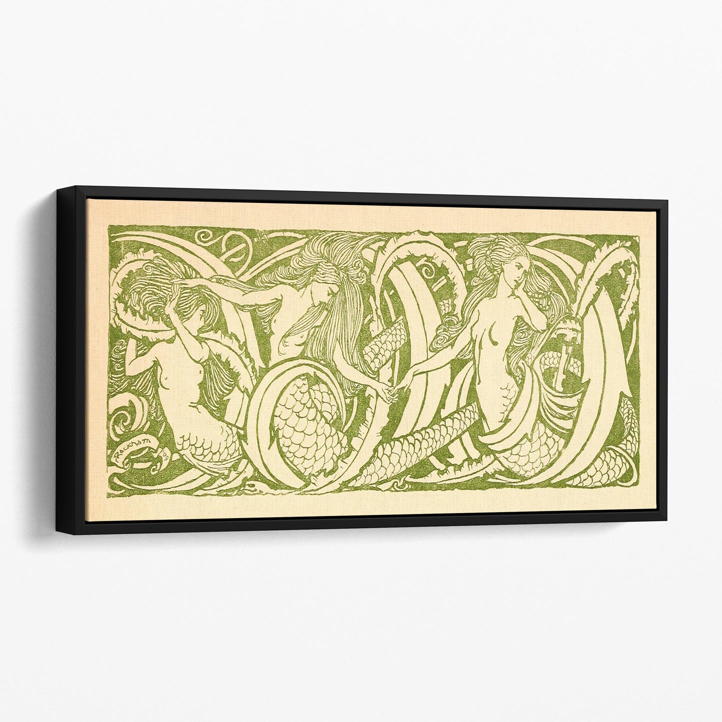 Art Nouveau Mermaid Illustration