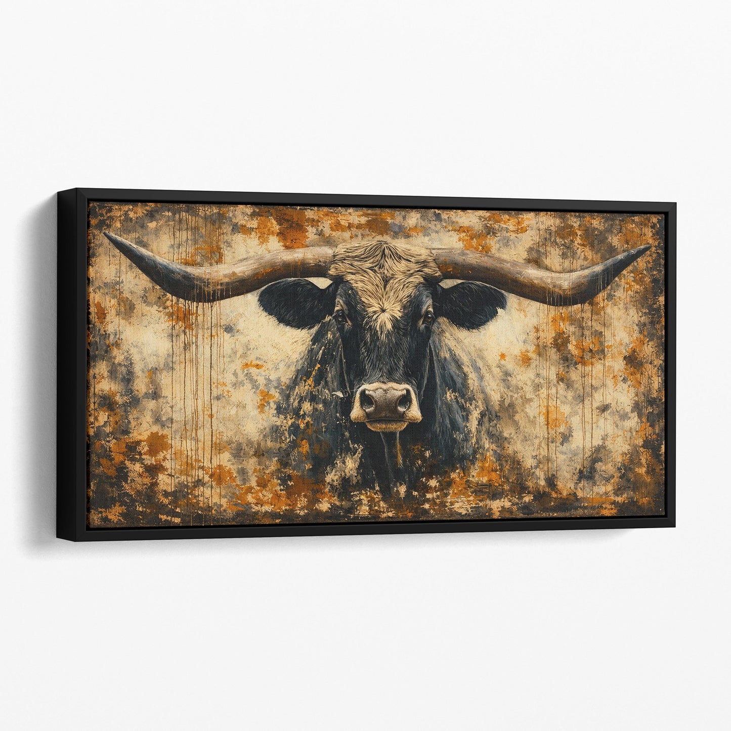 Texas Longhorn Rustic Cattle