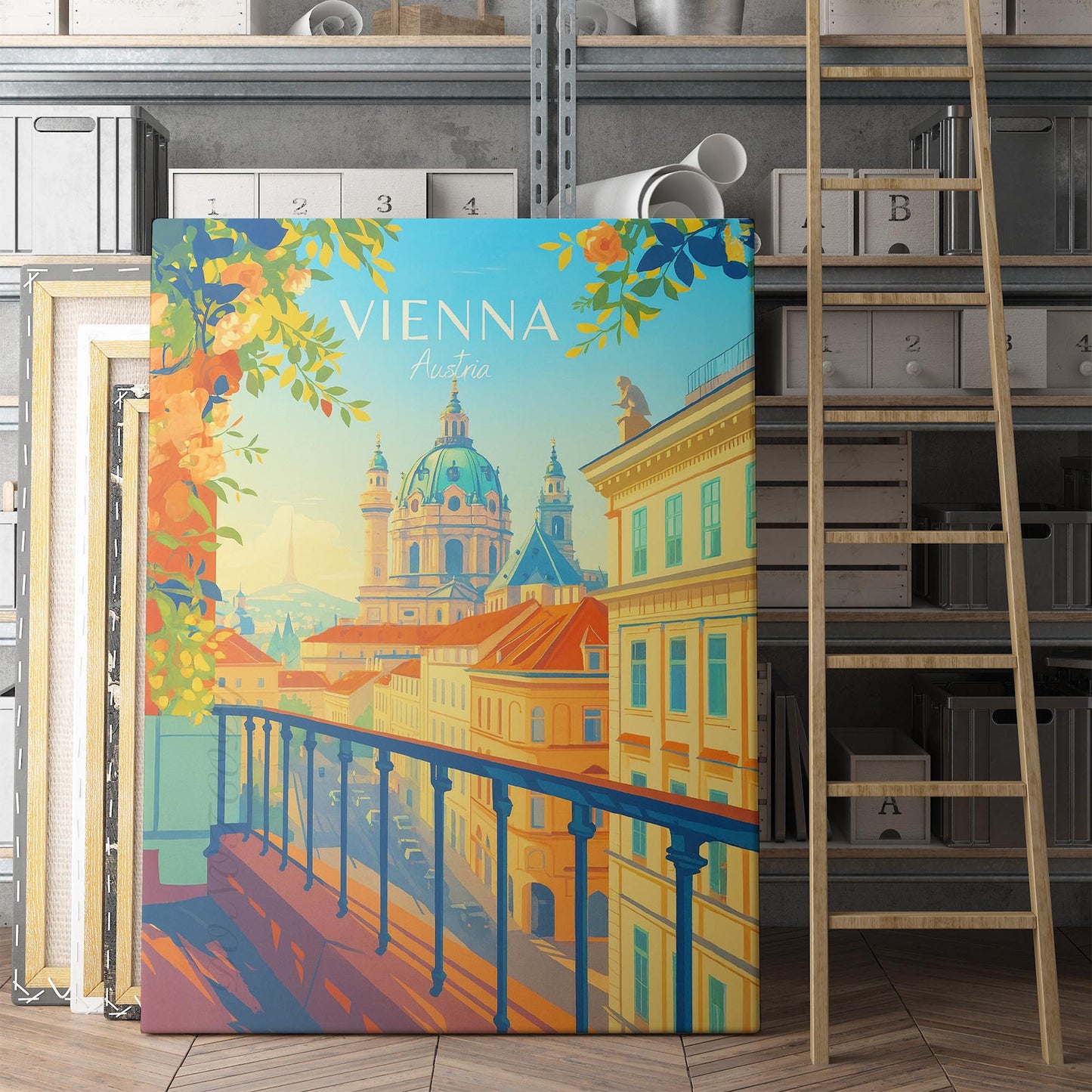 Vienna Austria Travel Poster