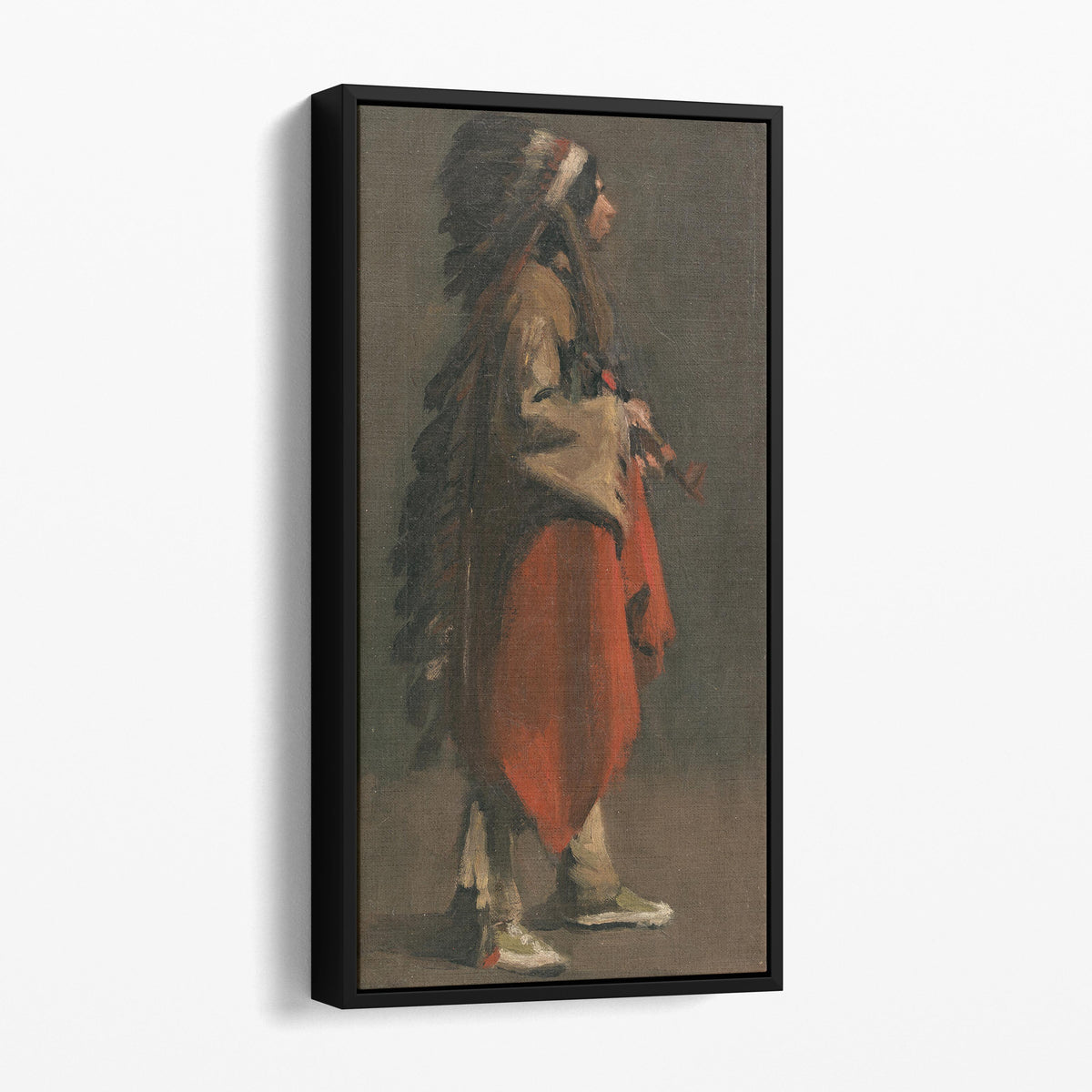 Standing Indian Chief, 1901 by Edward Hopper