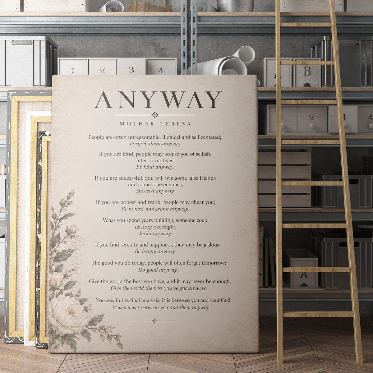 Anyway - Mother Teresa