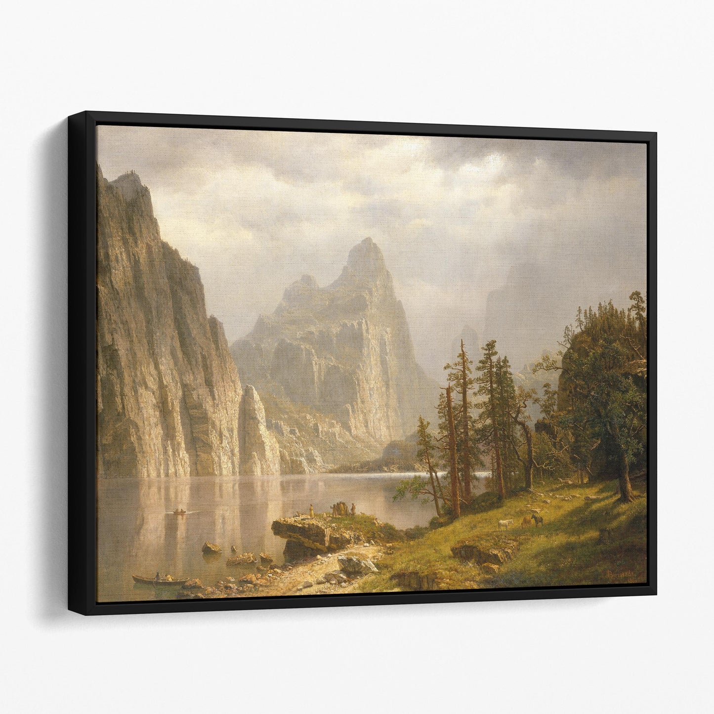 Merced River, Yosemite Valley (1866) by Albert Bierstadt