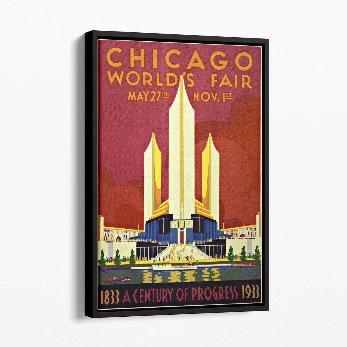 Chicago World's Fair Vintage Poster