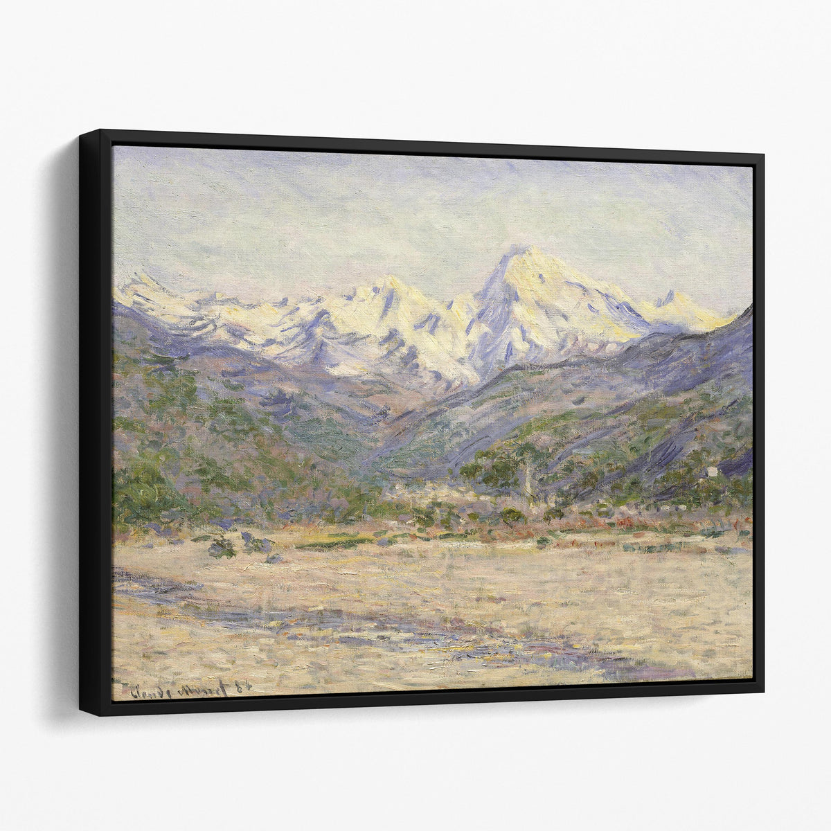 The Valley of the Nervia 1884 - Claude Monet