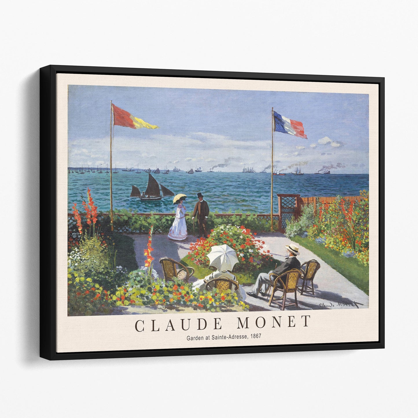 Claude Monet - Garden at Sainte-Adresse