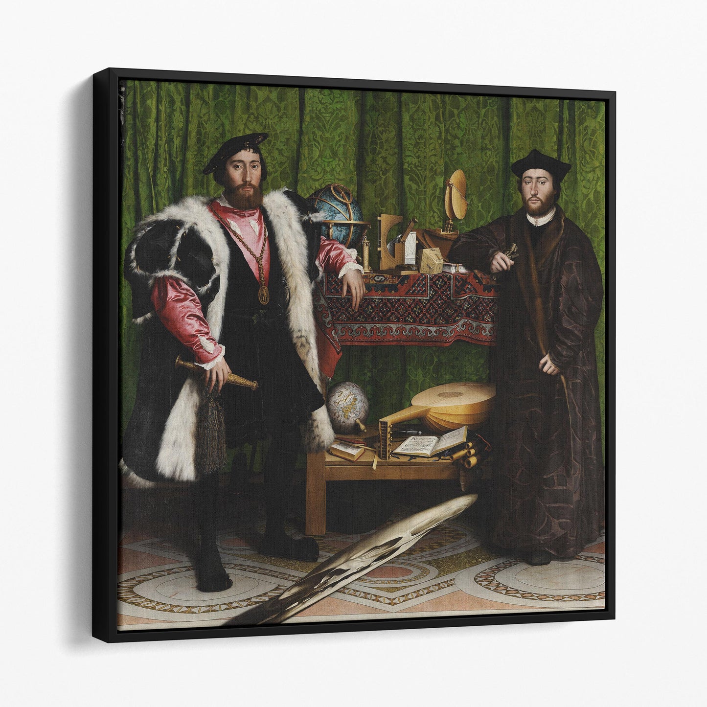 The Ambassadors by Hans Holbein the Younger