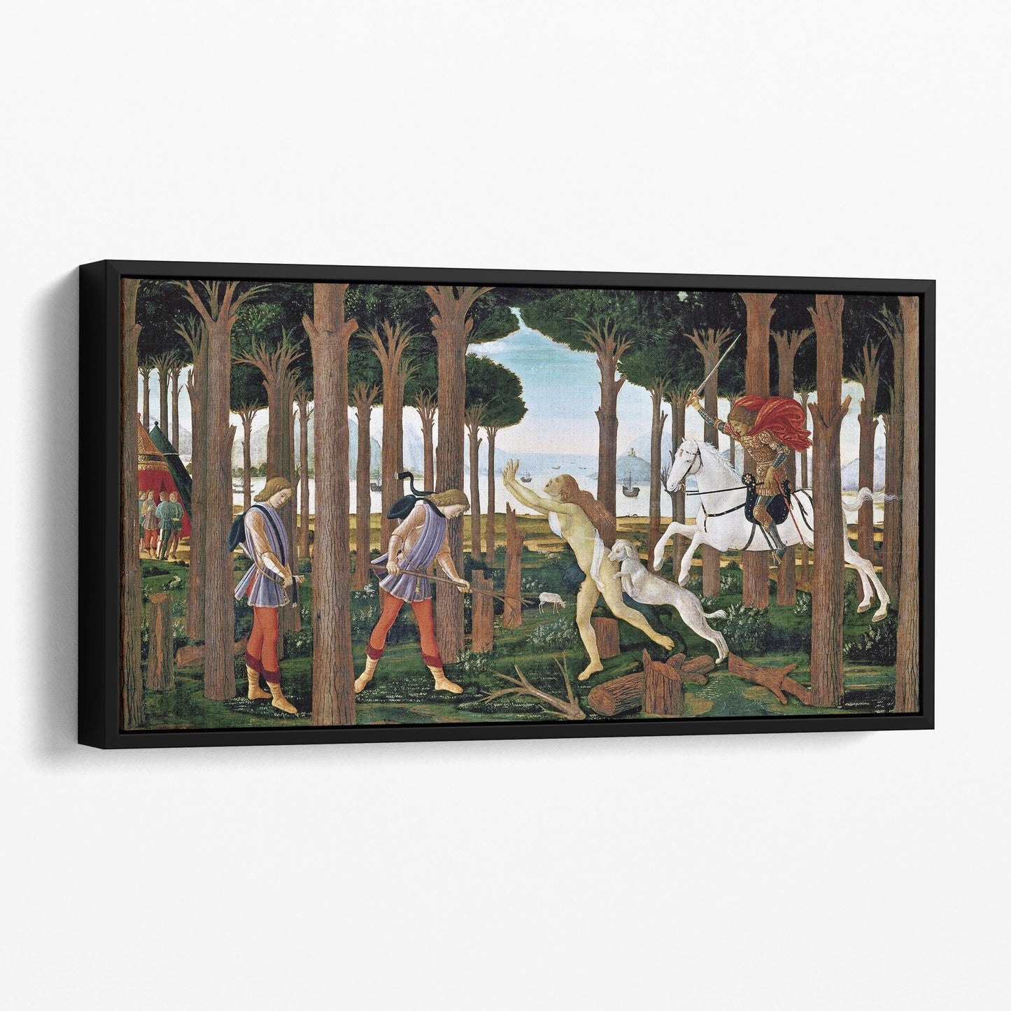 The Story of Nastagio Degli Onesti by Botticelli
