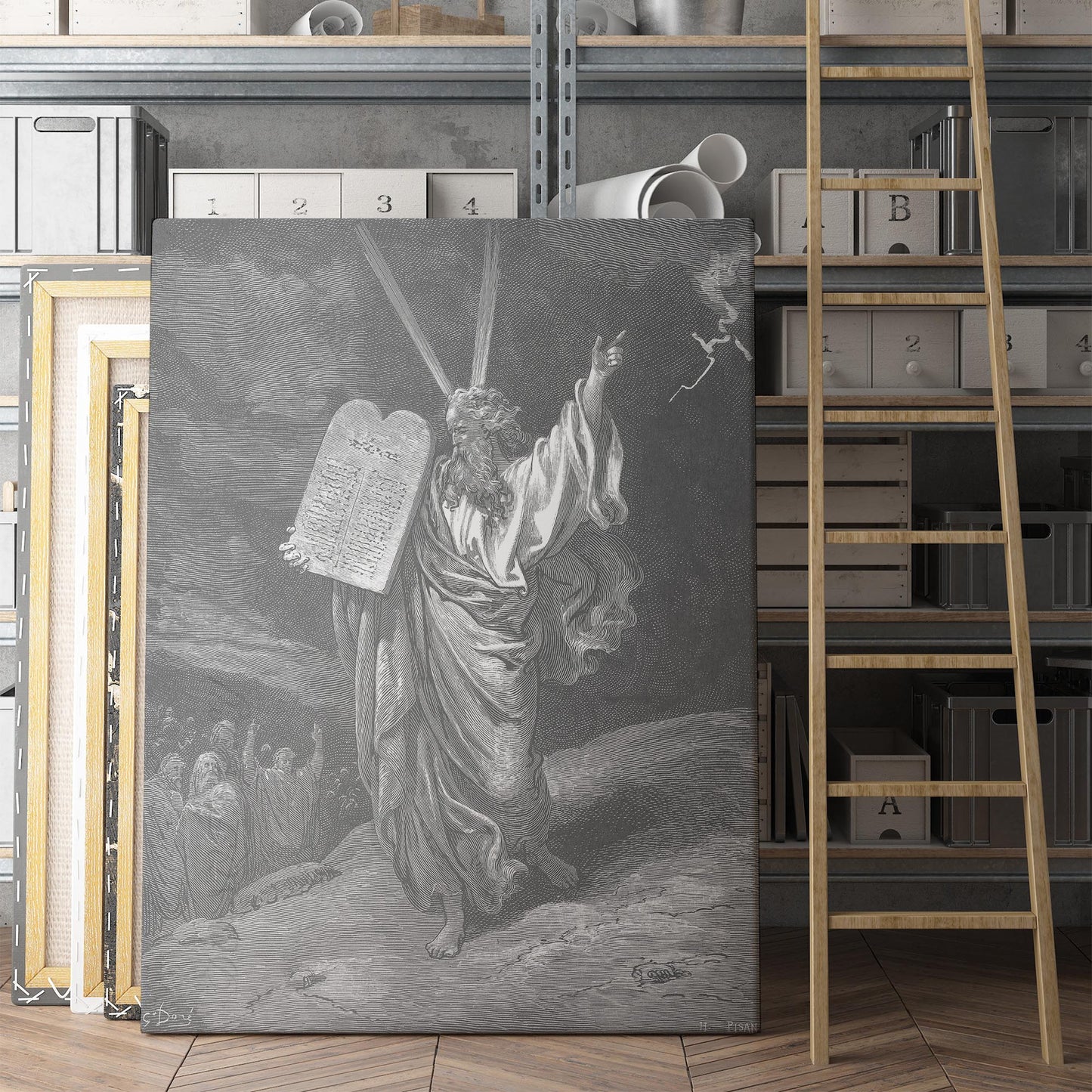 Moses Comes Down from Mount Sinai - Gustave Dore