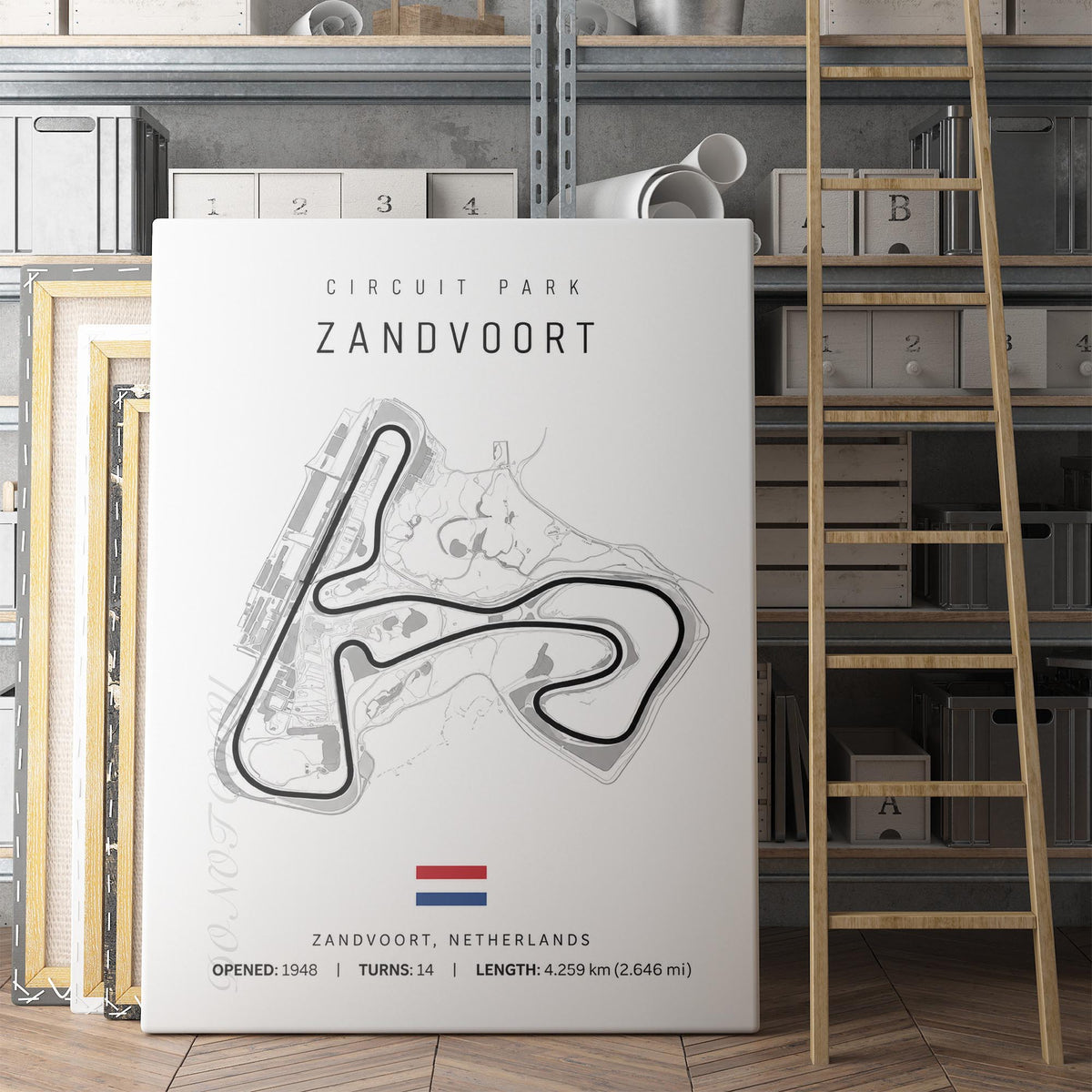 Netherlands Grand Prix Race Track Map