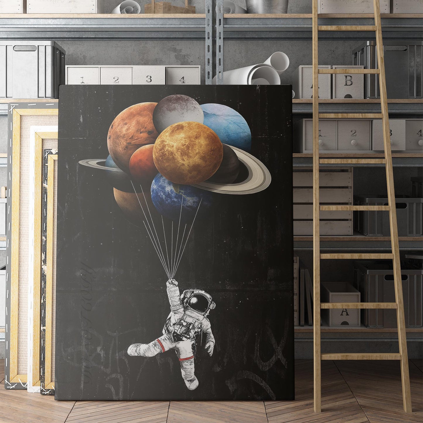 Astronaut Planet Balloons