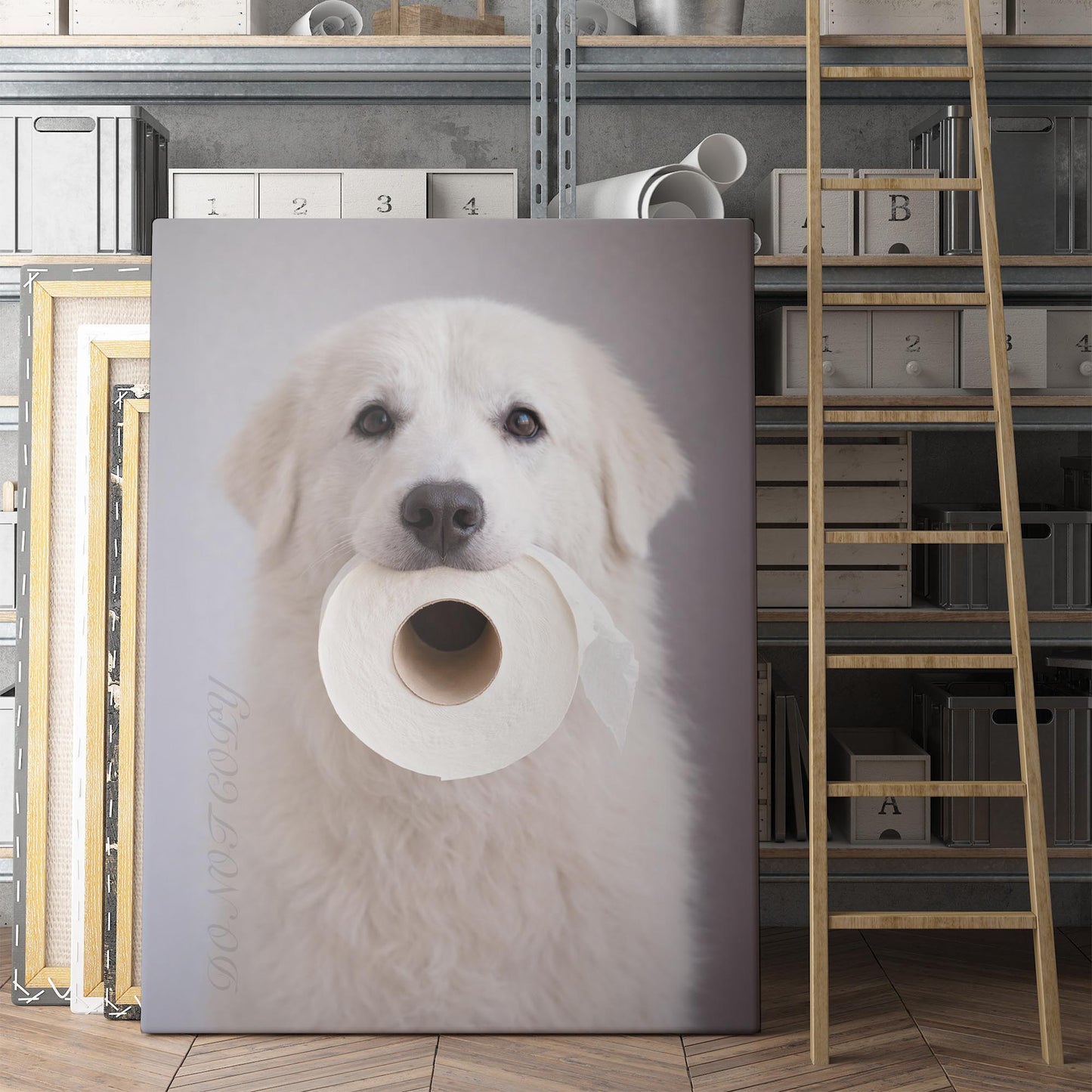 Great Pyrenees Dog Toilet Paper