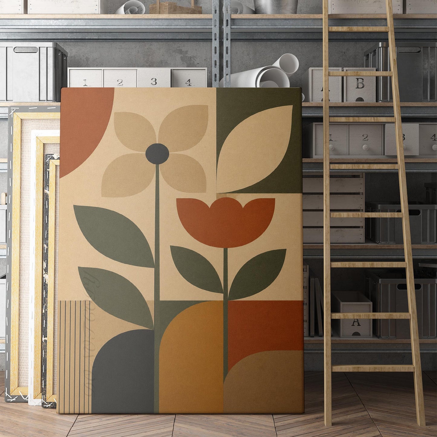 Mid Century Florals