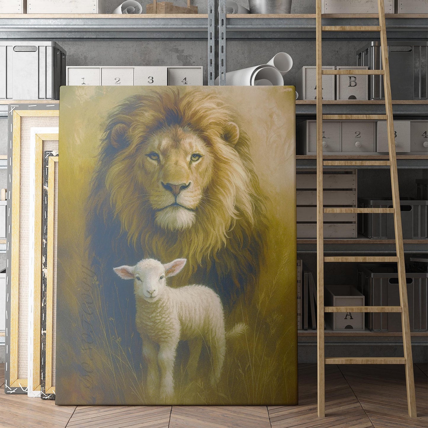 The Lion And The Lamb Jesus Christ