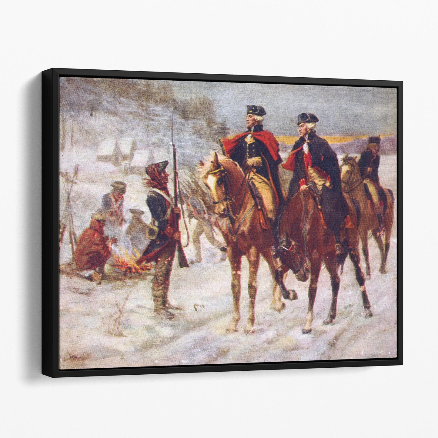 Washington and Lafayette at Valley Forge