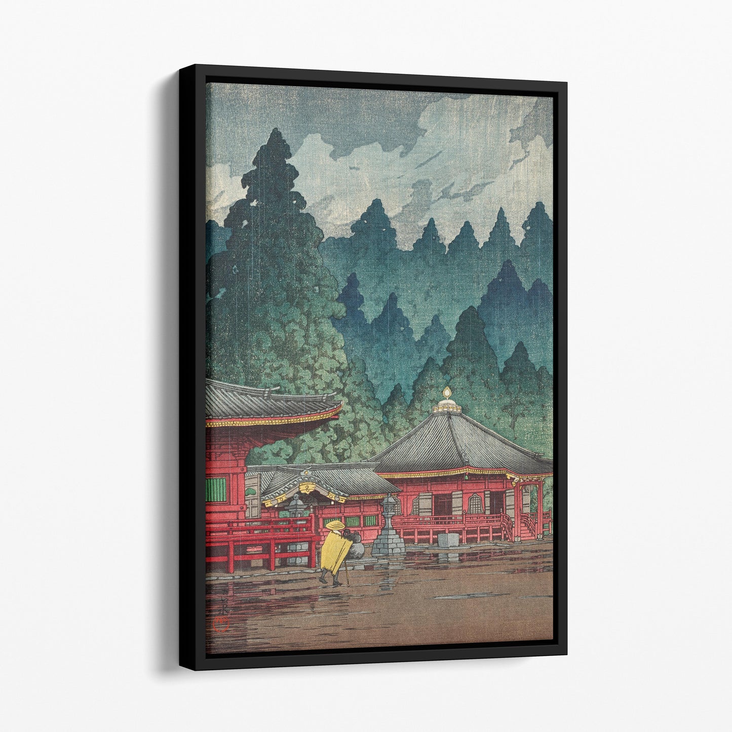 Futatsu Hall in Nikko (1929) - Kawase Hasui